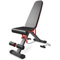 Fold-up Abdominal Multi-functional Sit-up Board Small Bird Dumbbell Bench Home Fitness Equipment Adjustable Backrest with Tension Rope for Weight Loss Abdominal Muscles