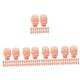 STOBOK Vinyl Doll Heads 100 Pcs Vinyl Manual Plush Toy Baby Make Up Accessories