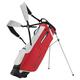 TaylorMade Golf Flextech Superlite Stand Bag Silver/Red