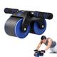 3 Pcs Ab Roller | AB Roller Wheel For Abdominal Exercise - Ab Roller For Abs Workout For Core Strength Training, Grow Six-pack Faster, Ab Roller Machine For Home Gym Men Women Hujinkan