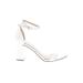 Madden Girl Heels: White Shoes - Women's Size 10 - Open Toe