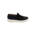SOUL Naturalizer Sneakers: Slip-on Platform Casual Black Print Shoes - Women's Size 8 1/2 - Almond Toe