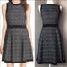 Kate Spade Dresses | Kate Spade Mod Plaid Sweater Dress Size M | Color: Black/White | Size: M