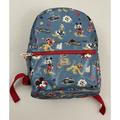 Disney Accessories | Disney X Cath Kids Mickey Mouse Donald Backpack Bag Waterproof Coated Cotton | Color: Blue | Size: Osbb
