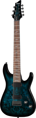 Schecter Omen Elite-7 See Blue Burst