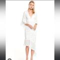 Anthropologie Dresses | Anthropologie La Maison Talulah White Lace Midi Dress - The Cassatt Dress | Color: White | Size: S