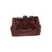 Coach Factory Leather Satchel: Brown Print Bags