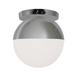 Dainolite Dayana 7 Inch 1 Light Flush Mount - DAY-71FH-PC