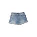 Lucky Brand Denim Shorts: Blue Print Bottoms - Women's Size 2 - Light Wash