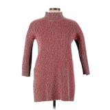 Jil Sander Navy Turtleneck Sweater: Red Tops - Women's Size Large