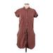Thread & Supply Casual Dress - Shirtdress: Brown Dresses - Women's Size Medium