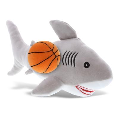 DolliBu Soft Huggable Shark Stuffed Animal with Basketball Plush - 12 inches