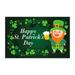 2pcs Holiday Background Cloth Hanging Flag Shamrocks Garden Flag St. Patrick s Day Decorative Garden Hanging Banner