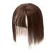 Beauty Clearance Under $15 Women S Fashion Natural Breathable Invisible Seamless Wig Hair Block Wig 25Cm Dark Brown