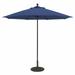 9 Foot Commercial Octagonal Umbrella-Sunbrella Solid Colors Fabric Type-Navy Fabric Color-Black Pole Finish Bailey Street Home 317-Bel-1184693