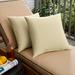 Sorra Home Sloane Beige 20 x 20-inch Indoor/ Outdoor Knife Edge Pillow Set
