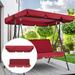 Chaolei Patio Swing Canopy Cover Set Swing Replacement Swing Cushion Cover for Living Room Bathroom Floor Home Decor