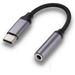 USB Type C to 3.5mm Female Headphone Jack Adapter USB C to Aux Audio Dongle Cable Cord Compatible with Pixel 4 3 2 XL Samsung Galaxy S20 Ultra Z Flip S20+ Note 10 S10 S9 Plus iPad Pro(Grey)