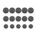 150 Pcs Round Mesh Pads Flowerpot Bottom Grid Hard PP Garden Drainage Mesh Hollow Pads for Home Garden Planting Supplies (Black 2.5cm 4.5cm 7.5cm Diameter Style)