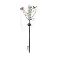 Spring Savings Clearance Items Home Deals! Zeceouar Clearance Deals 35.1 Inch Rain Gauge Solar Lighted Garden Stake Decons With 16 LED Warm Lights Metal Yard Art Outdoor Meadow Patio Decor