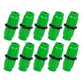 Expandable Garden Hose Repair Kit 10PC Dual-Channel Hose Female Male Connectors Pockets Hose for 3/4In 5/8In Garden Hose