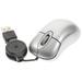 Mini Compact Travel Optical Mouse Retractable Cord Plug and Play for Apple Dell HP Lenovo Windows