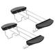 2 Pcs Toaster Grill Griddle Toaster Warming Rack Kitchen Accessory Bbq Accessories Toast Machine Part Toast Holder