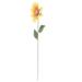 Sunflower Stake Flower Garden Stakes Decor Metal Flower Ornament for Patio Outdoor Decoration Yellow