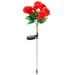 Garden Solar Light Outdoor 7-head Rose Solar Lamp Solar Flower Stake Lamp