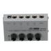 ruhuadgb MA400 US/UK/EU/AU Plug Headphone Amplifier 4 Channels Mini Stereo Audio Earphone Amplifier with Power Adapter for Studio