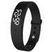 FRCOLOR Smart Wristband 24 Hoursbody Temperature Monitor Temperature Measurement Wristband Fitness Bracelet with Vibration Alarm (Black)