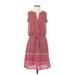 Gap Casual Dress V Neck Sleeveless: Red Dresses - Women's Size X-Small