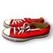 Converse Shoes | Converse Chuck Taylor All Star Low Red Lace Up Sneakers Women Us Size 10 Mens 8 | Color: Red/White | Size: 10