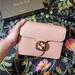 Gucci Bags | Gucci Gg Interlocking Pebbled Leather Crossbody Bag Light Pink | Color: Pink | Size: Os