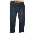 Madewell Jeans | Madewell Dark Wash Denim Jeans Ankle Zip Size 25 | Color: Blue | Size: 25