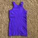 Lululemon Athletica Tops | Lululemon Tank Built-In Bra Purple Blue Seamless High Neck Size 6 | Color: Blue/Purple | Size: 6