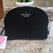 Kate Spade Bags | Kate Spade Mini Marcy Dawn Place Velvet Cosmetic Bag | Color: Black | Size: 5.3"H X 7.75"W X 3.1"D