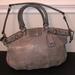 Coach Bags | Coach Metallic Purse Bag Leather Fabric Excellent Condition Clean In And Out | Color: Gray/Silver | Size: Os