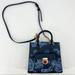 Michael Kors Bags | Michael Kors Bridgette Small Messenger Bag Blue Pattern Leather Crossbody | Color: Blue/Gold | Size: Os