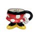 Disney Dining | Disney Parks Minnie Mouse Coffee Mug Polka Dot Skirt Legs Bottom Cup Ceramic | Color: Black | Size: 4 1/2"