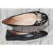 Kate Spade New York Shoes | Kate Spade Black Leather Payton Flats Womens Size 6 | Color: Black | Size: 6