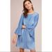 Anthropologie Dresses | Anthro Cloth & Stone Flutter-Sleeve Tunic Dress | Color: Blue | Size: Xs