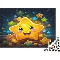 Agashi Wooden Jigsaw Puzzles for Adults 300/500/1000 Piece Cartoon Star Jigsaw Puzzles Family Games Christmas Birthday Toys/Style/1000Pcs