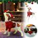 WQJNWEQ Home Decor Lighted Christmas Animals Glittering Animals with Strip Lights for outdoor Patioation Artificial Pre-lit Christmasative LED Lights Holiday Sales Promotion