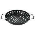 Grill Plate Griddle Barbecue Tray with Hole Outdoor Baking Pan Charcoal Grill Household Frying Pan Barbecue Plate