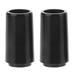 2pcs Plastic Club Ferrules for 0.355 Inch Tip Irons Shaft Sleeve Ferrule Replacements (Black)