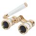 Hot Sale!!! 3X25 Opera Glasses Binoculars Mini Binocular Portable Binocular with Foldable Handle for Musical Concert