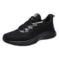 Ierhent Wide Shoes for Men Mens Tennis Shoes Low Top Fashion Sneakers Casual Shoe for Men White 42