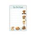 Golden Retriever Sticky Notepad to Do List | Kawaii Lover Gifts for Women | Office School Supply Dog Sticky Notes 4 x6 50 Pages