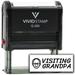All Quality Visiting Grandpa Agenda Self-Inking Rubber Stamp | Agenda Planning Stamps (Black Ink) - Q-300